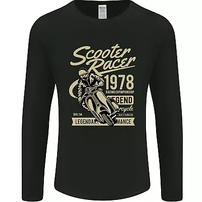 Buy Scooter Racer Legend 1978 Motorbike Mens Long Sleeve T-Shirt • 12.99£