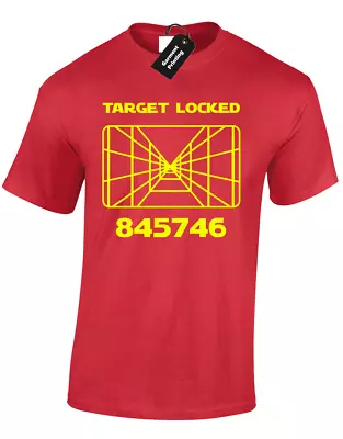 Buy Target Locked Mens T Shirt Tee X Wing Star Jedi Wars Skywalker The Force Cool • 7.99£