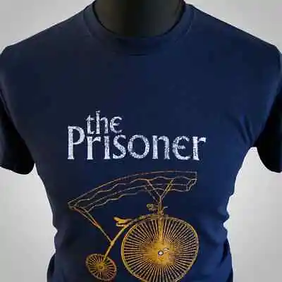 Buy The Prisoner T Shirt TV  1960's The Village Free Man Portmeirion McGoohan Blue • 14.99£