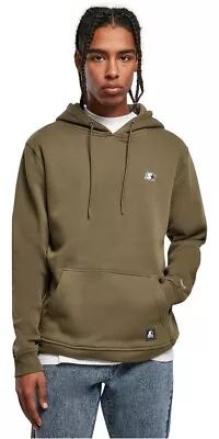 Buy Starter Black Label Sweatshirt Essential Hoody Darkolive • 55.86£
