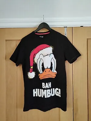 Buy Daffy Duck Xmas Black T Shirt Disney • 12.49£