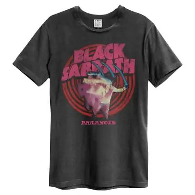 Buy Amplified Black Sabbath Paranoid Cotton Grey Tee Top • 22.95£