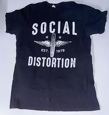 Buy Vintage Social Distortion Est 1979 Black Large Tees| SKU 3480 • 14.49£