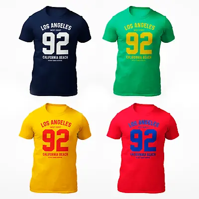 Buy Los Angeles West Coast 92 California Beach - Men's T-Shirt - Women's T-Shirt • 11.99£