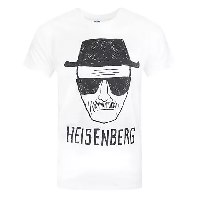Buy Breaking Bad Official Mens Heisenberg Sketch T-Shirt NS4994 • 17.63£