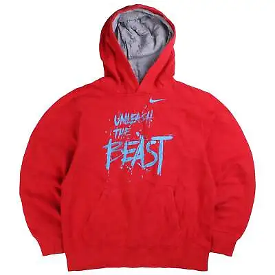 Buy Nike Unleash The Beast Pullover Hoodie Large Red • 15.30£