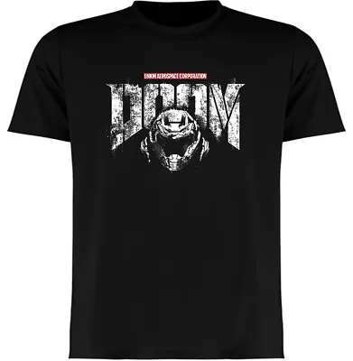 Buy Doom Slayer Black Gaming  Black T-shirt • 13.99£
