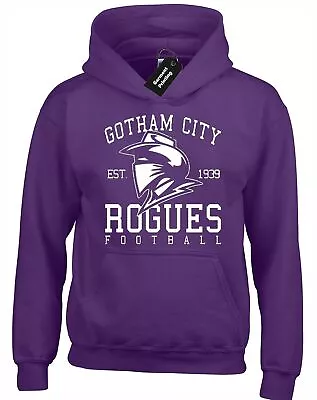 Buy Gotham City Rogues Hoody Hoodie Superhero Football Comic Inspired • 16.99£