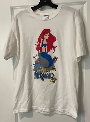 Buy Vintage Disney The Little Mermaid Ariel A Place To Be T-shirt Size Medium Gildan • 7.32£