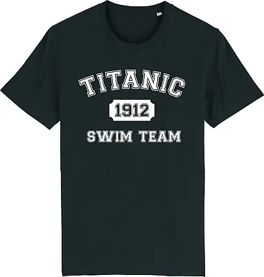Buy TITANIC SWIM TEAM 1912 Swimmer Swimming T-Shirt • 9.95£