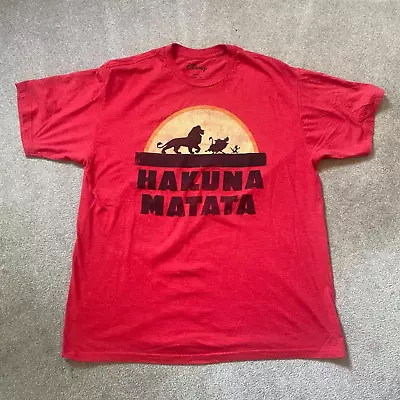 Buy New Adults Kids Lion King Hakuna Matata Simba Retro T-Shirt Unisex Size XL Tee • 15.99£