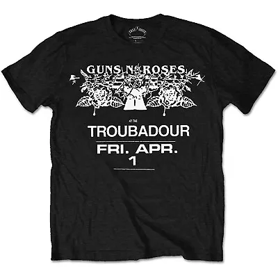Buy Guns N Roses Troubadour Gig Slash Axl Rose Official Tee T-Shirt Mens Unisex • 15.99£