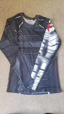 Buy Marvel The Winter Soldier Compression Shirt, Medium • 15£
