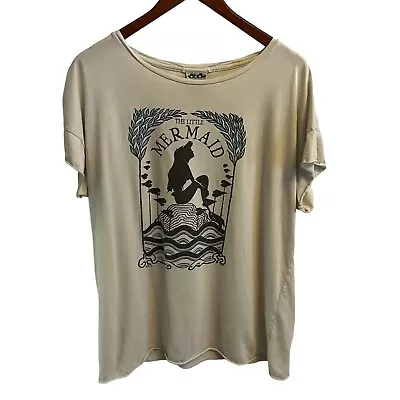Buy DISNEY JUNK FOOD Little Mermaid Oversized T-Shirt XL • 8.88£