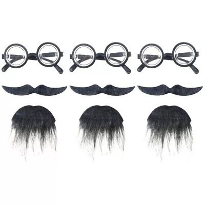 Buy  Halloween Party Supplies Fake Mustache And Eyebrows Role Clothing • 11.39£