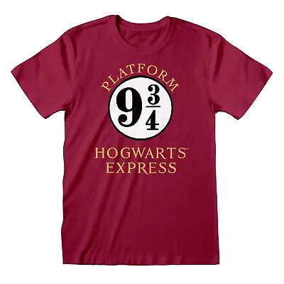Buy ** Harry Potter Platform 9 3/4 Hogwarts Express Official Licensed  T-Shirt ** • 16£