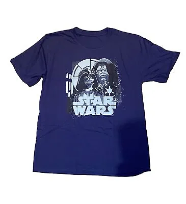 Buy Star Wars T Shirt Darth Vader & Emperor Palpatine Size L • 22£