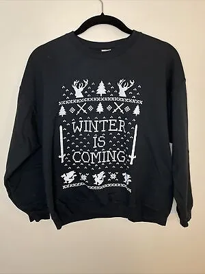 Buy “Winter Is Coming” Sweatshirt For Christmas Size XL (unisex) • 7.70£