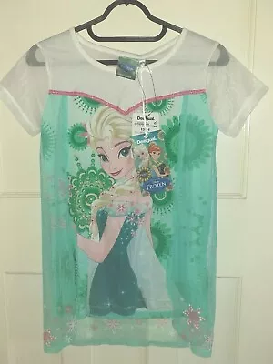 Buy BNWT Desigual Frozen Girls T-Shirt Top Elsa Size 13 - 14 Years  • 5£