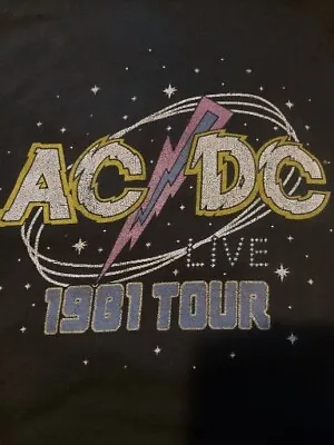Buy Acdc T Shirt Official 1981 Tour • 9.99£