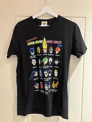 Buy Men’s Justice League Size Medium Black T-shirt  • 5£