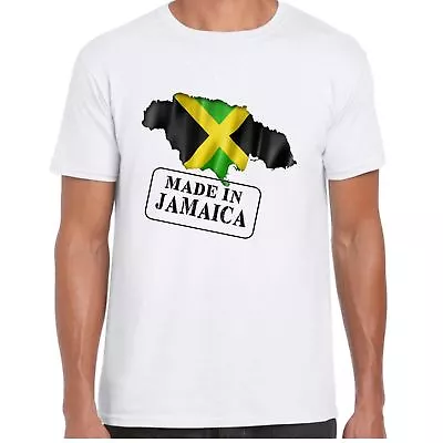 Buy Made In Jamaica - Flag And Map - Mens T Shirt • 10.99£