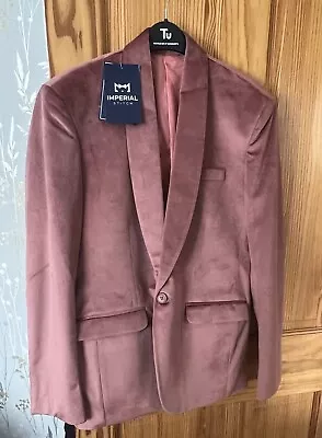 Buy Imperial Stitch Men’s Samon Velvet Jacket Size 38 • 20£