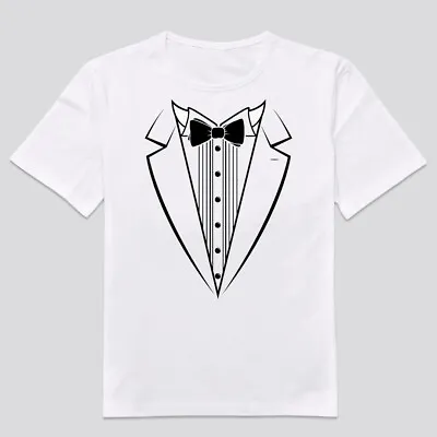 Buy Tuxedo T SHIRT Funny T Shirts Mens Ladies Fancy Dress Wedding Bucks Party Tee's • 25.28£