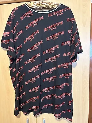Buy Men’s Primark Black And Red Alternative Motion Tshirt- Size L • 1.99£