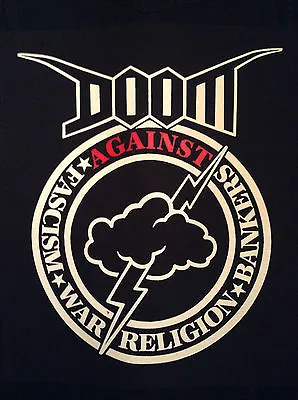 Buy Doom Crust Punk Black Denim Cut-Off Patch Battle Jacket Corrupt War Crimes S-4XL • 56.99£