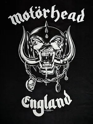 Buy Motorhead England Mens T-Shirt - Black (Size XXL) 2021 • 12.99£