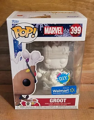Buy Funko Pop Marvel Groot In Holiday 399 DIY Walmart Exclusive Figure • 20.82£