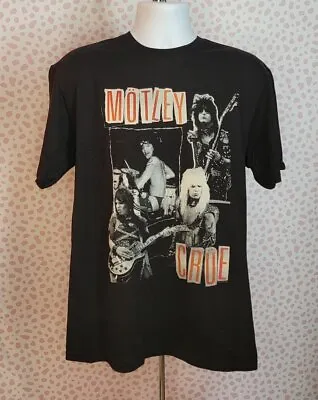 Buy Motley Crue Vintage Collage High Quality Band Tee, Gildan T-Shirt, By Rock Off • 42.63£
