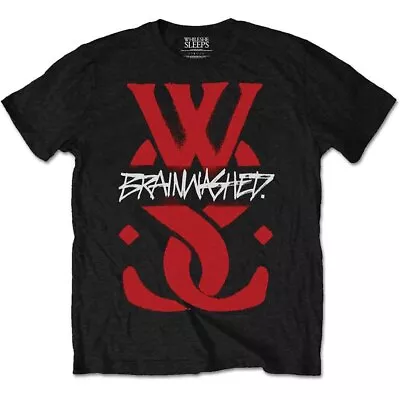 Buy While She Sleeps Unisex T-Shirt: Brainwashed Logo OFFICIAL NEW  • 18.29£