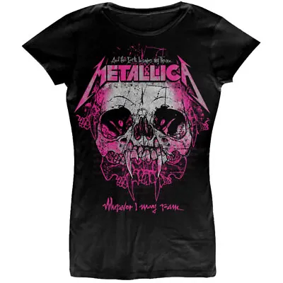 Buy Metallica Ladies T-shirt: Wherever I May Roam (officially Licensed Product) • 22£