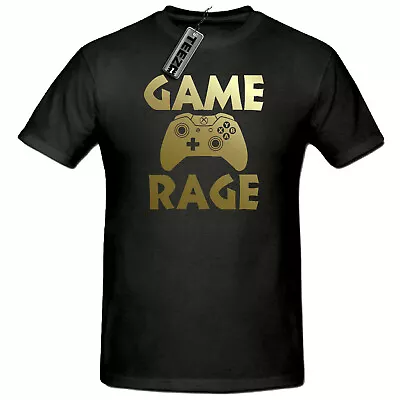 Buy Gold Game Rage T Shirt, Mens, Children's,Kids T Shirt, Gaming T Shirt • 9.50£