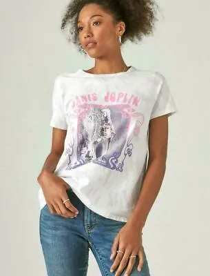 Buy LUCKY BRAND Women's Janis Joplin Retro Graphic Tee NWT • 28.34£
