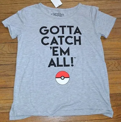 Buy Pokemon Go GOTTA CATCH 'EM ALL Short Sleeve T-Shirt Officially Licensed Tee • 14.20£
