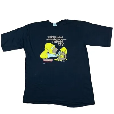 Buy The Simpsons Vintage T Shirt XL Extra Large Hipster Oversized Y2k TV Film Tee • 35£