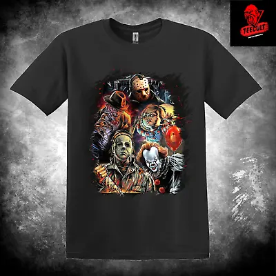 Buy Chucky | Jason Voorhees | Michael Myers | Pennywise Unisex Horror T-Shirt S–3XL • 23.60£