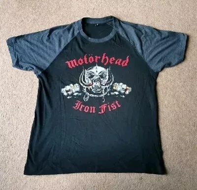 Buy Motorhead Iron Fist Raglan T Shirt Medium • 10£