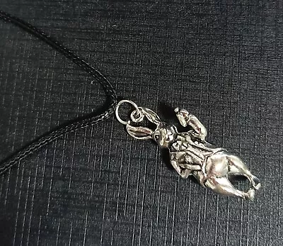 Buy Alice In Wonderland Rabbit Necklace Pendant Gift Charm Jewellery Choker Cord Uk • 3.75£