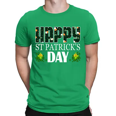 Buy Happy St Patricks Day Irish Paddys Ireland Novelty Mens Womens T-Shirts Top #DNE • 7.59£