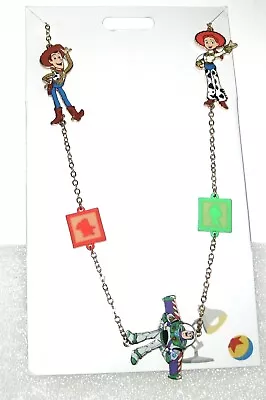 Buy Disney Park Authentic Necklace ✿ Toy Story Pixar Buzz Lightyear Woody Jessie NEW • 19.17£