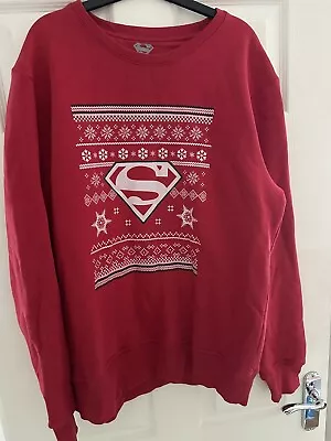 Buy Superman Christmas Jumper  Size L • 7.50£