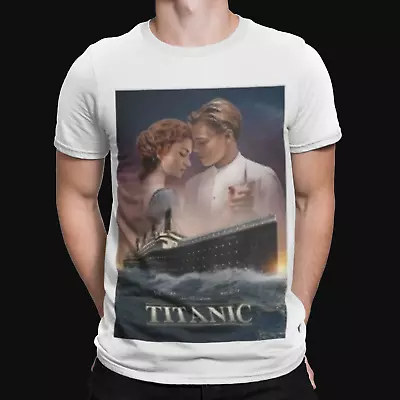 Buy Titanic Poster T-Shirt - Film Action TV Cool Retro Movie Retro Xmas Gift Tee Top • 8.39£