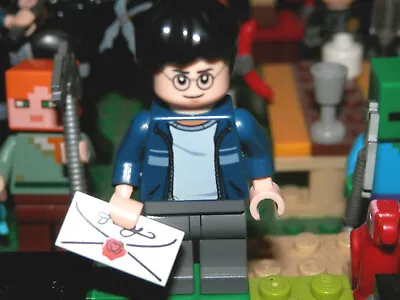 Buy Lego Minifigures -  Harry Potter - Blue Jacket With A Letter - Lego Minifigures • 3.25£