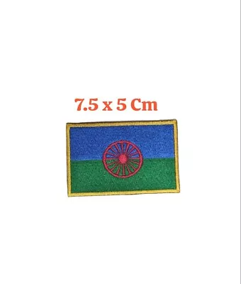 Buy Romani Flag Roma People Horse Fair Gypsy Iron Sew On Patch Jacket Jeans N-1311 • 2.50£
