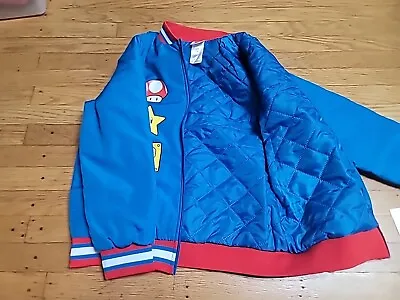 Buy Nintendo Official Super Mario Kids Bomber Jacket - Sz M NWT • 44.24£
