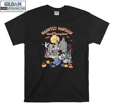 Buy Disney Mickey Haunted Mansion T-shirt Gift Hoodie T Shirt Men Women Unisex A182 • 11.95£
